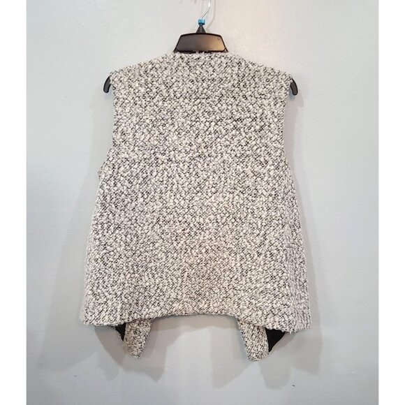 Abbie Mags Grey Wool Blend Light Academia Fall Cozy Warm Medium Vest - Picture 5 of 7